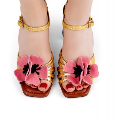 PI-PIROCA GOLD CHiE MIHARA sandals