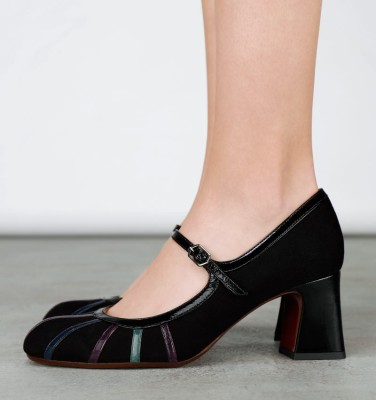 AGUTA BLACK CHiE MIHARA shoes