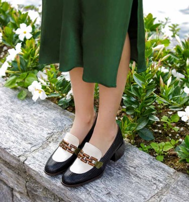 QUESUA BLACK CHiE MIHARA chaussures