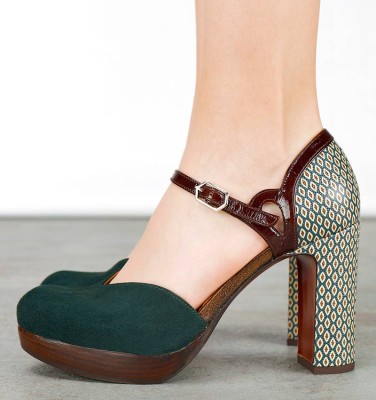 YEDI DARK GREEN CHiE MIHARA shoes