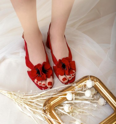 BRI-RUTINA RED CHiE MIHARA sandals