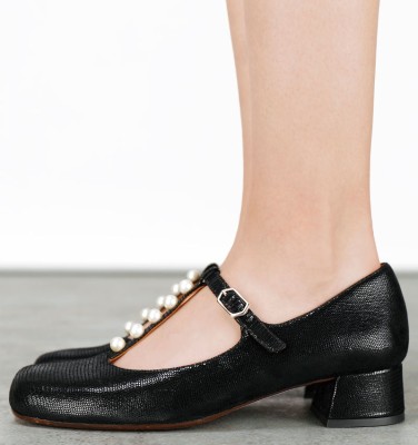 REYTA BLACK CHiE MIHARA shoes