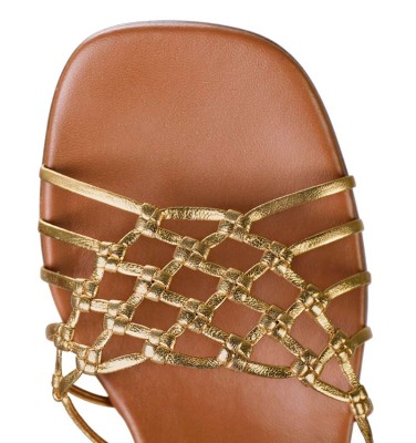 QUERI GOLD CHiE MIHARA sandals