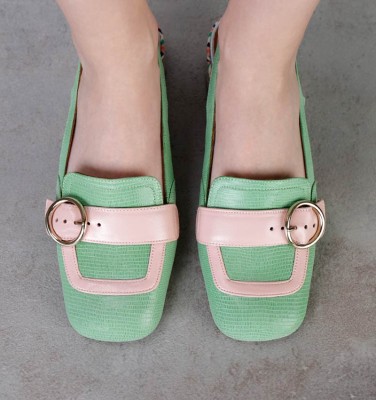 UDESY GREEN CHiE MIHARA shoes