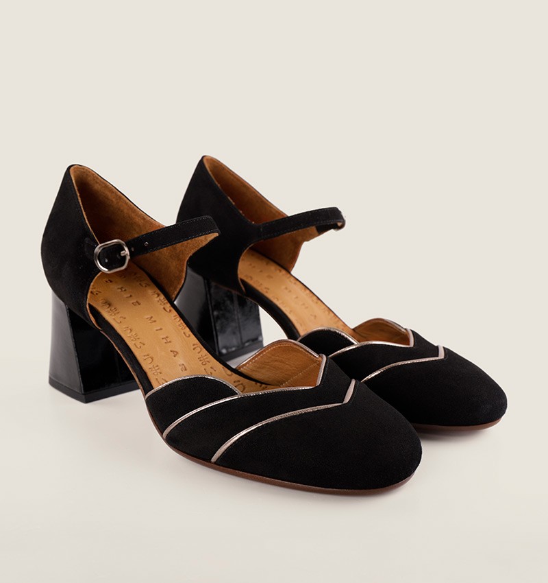 GRINI BLACK CHiE MIHARA chaussures