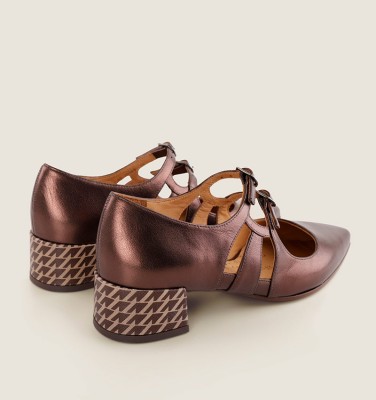 JERSEY BROWN CHiE MIHARA shoes