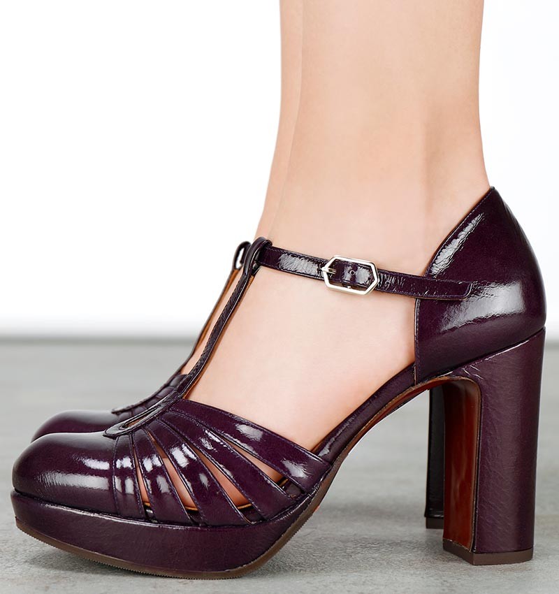 YEILO GRAPE CHiE MIHARA zapatos