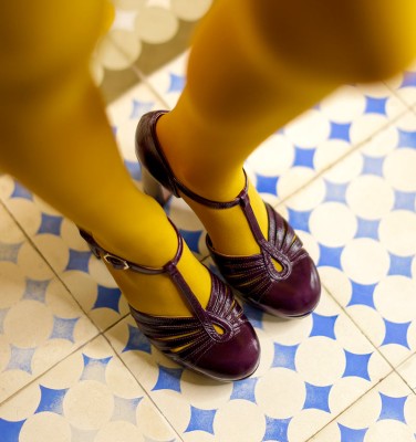 YEILO GRAPE CHiE MIHARA shoes