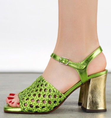 PAUSA LIME CHiE MIHARA sandals