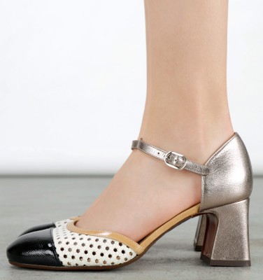 FIZA BLACK SILVER CHiE MIHARA chaussures