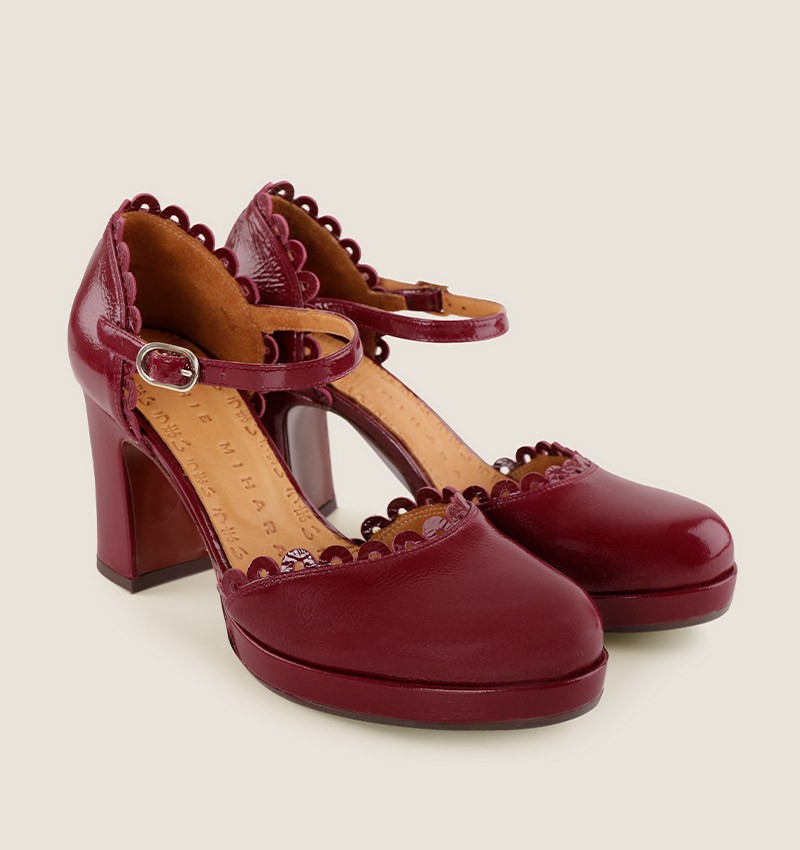 DEBRI GRAPE CHiE MIHARA zapatos