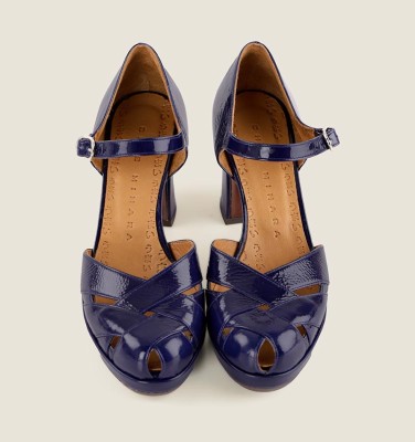 DEMIN NAVY CHiE MIHARA shoes