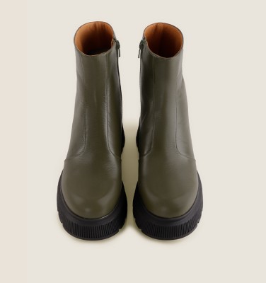 QASHU GREEN CHiE MIHARA boots