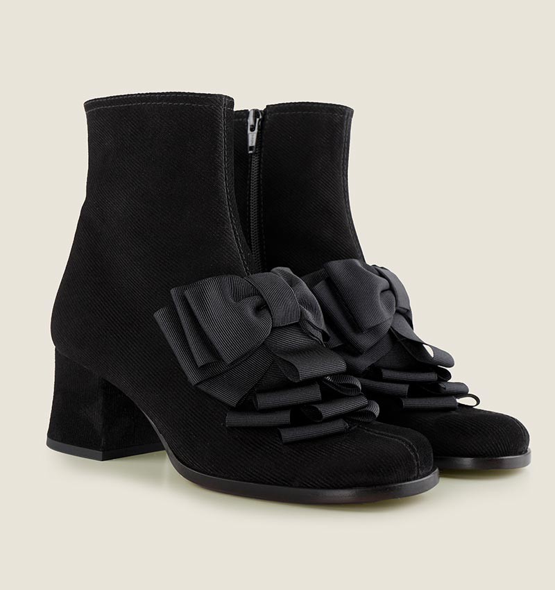 TELAZO BLACK CORDUROY CHiE MIHARA botas