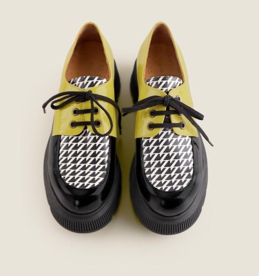 QAMBA BLACK & LIME CHiE MIHARA shoes