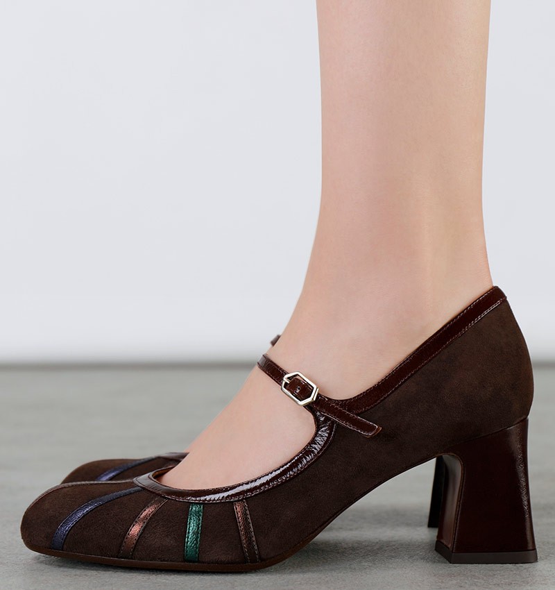 AGUTA BROWN CHiE MIHARA shoes