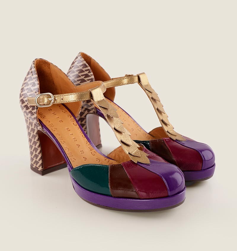 DAFABA PURPLE CHiE MIHARA zapatos