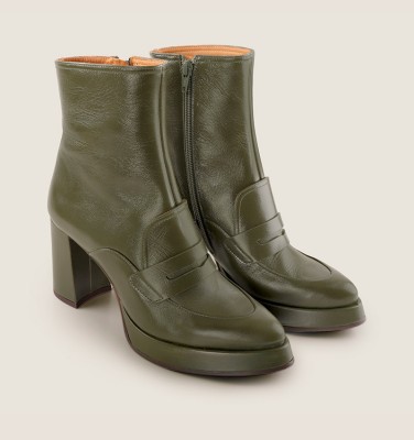 FATON GREEN CHiE MIHARA boots