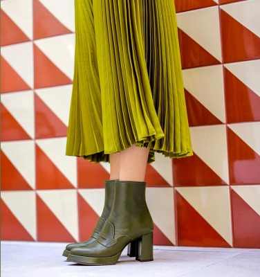 FATON GREEN CHiE MIHARA boots