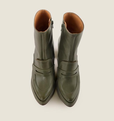 FATON GREEN CHiE MIHARA boots