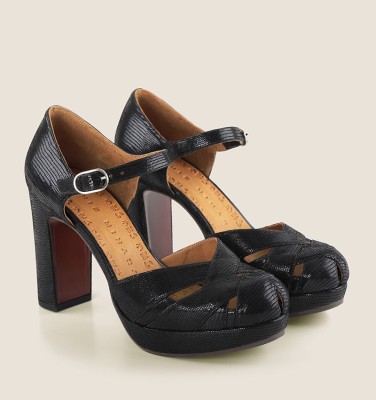 YEMIN BLACK CHiE MIHARA shoes