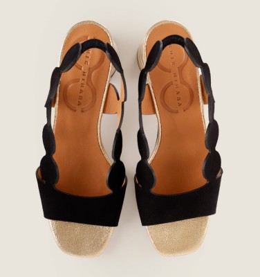 ROKA BLACK CHiE MIHARA sandals