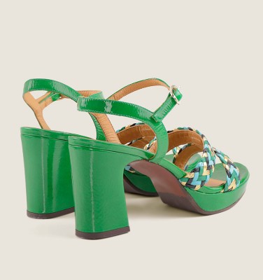 KECIFE GREEN CHiE MIHARA sandals