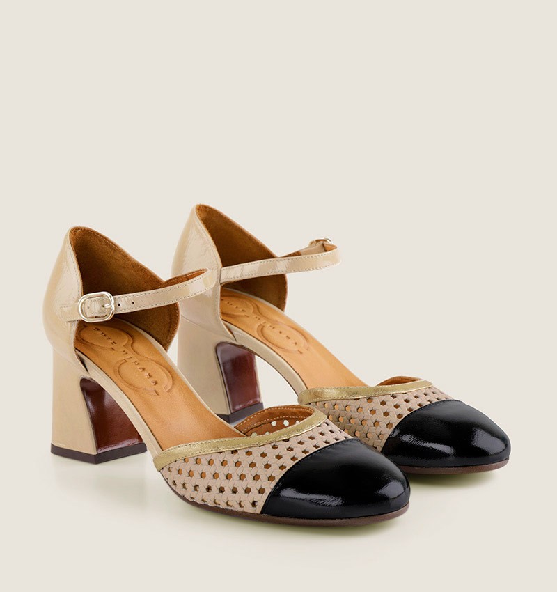 FIZA BLACK-NUDE CHiE MIHARA chaussures