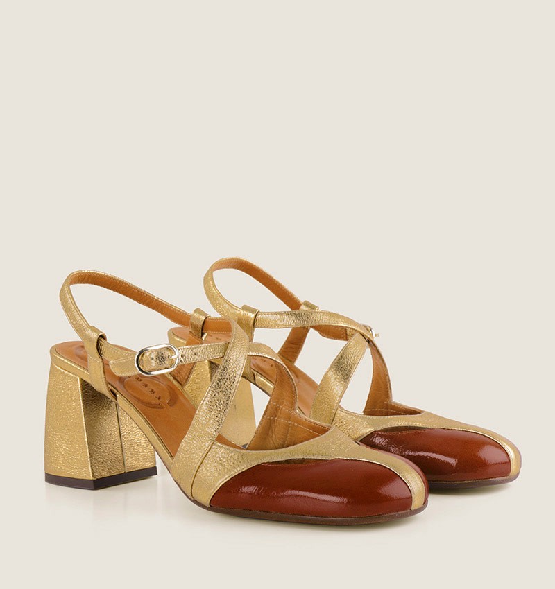 SOTILA GOLD PLATINUM CHiE MIHARA shoes