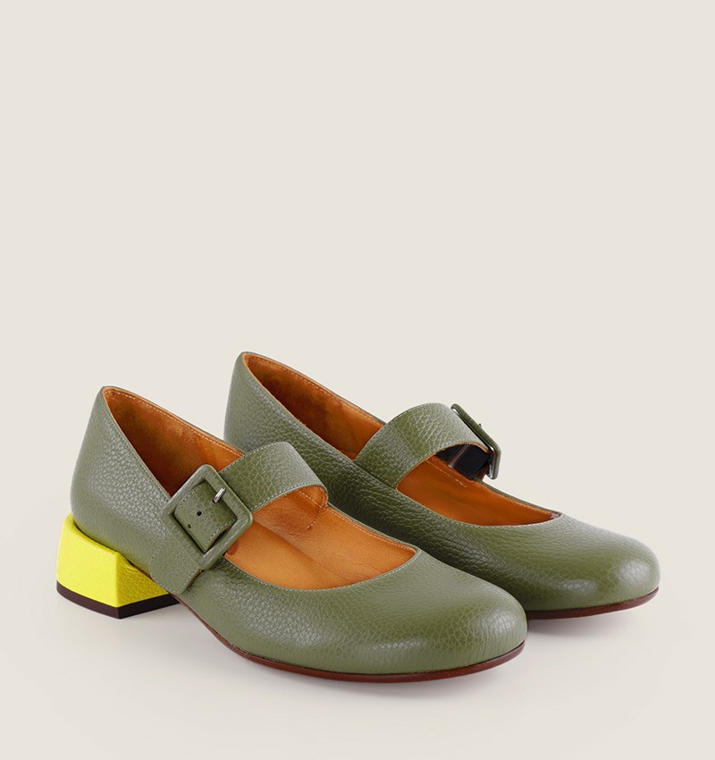 UKEIO GREEN CHiE MIHARA shoes