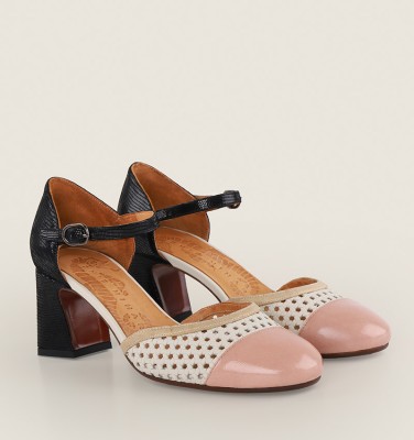 FIZA PINK BLACK CHiE MIHARA shoes