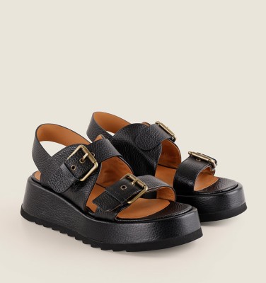 IBERIA BLACK CHiE MIHARA sandals