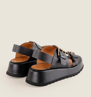 IBERIA BLACK CHiE MIHARA sandals