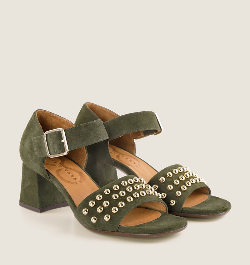 LAUND GREEN CHiE MIHARA sandals