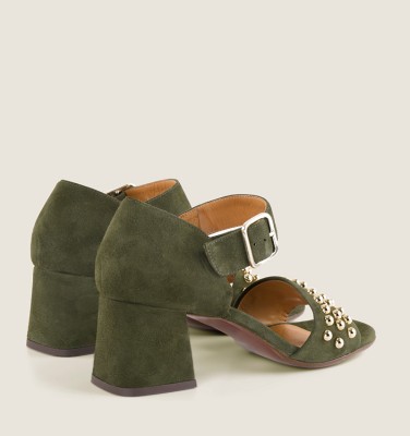 LAUND GREEN CHiE MIHARA sandals