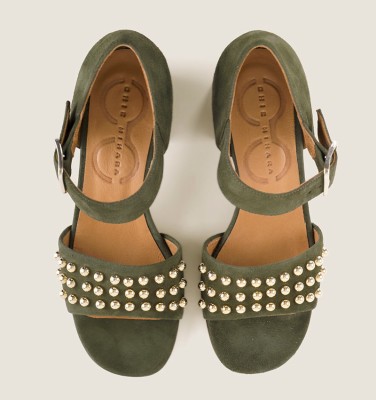 LAUND GREEN CHiE MIHARA sandals