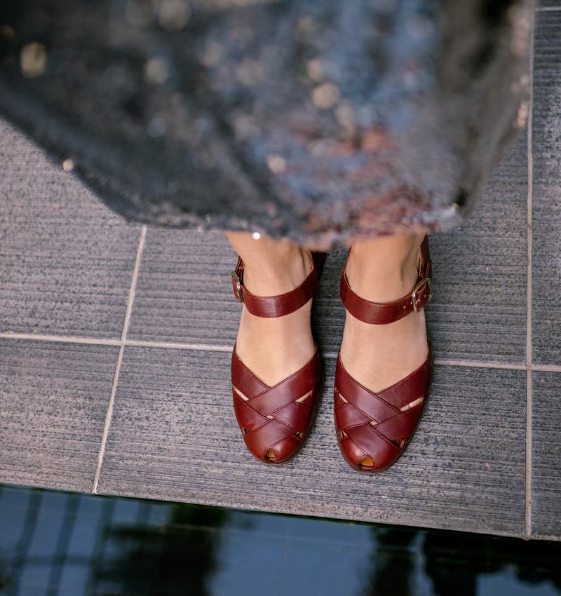 SEMBRA BROWN CHiE MIHARA shoes