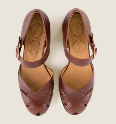 SEMBRA BROWN CHiE MIHARA zapatos