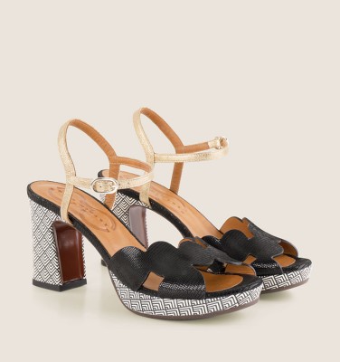 KELIS BLACK CHiE MIHARA sandals