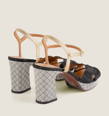 KELIS BLACK CHiE MIHARA sandals