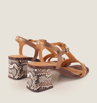 LALUCE BROWN CHiE MIHARA sandals