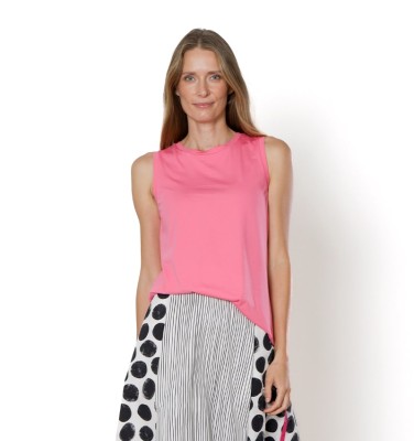 TECLA TOP PINK  Chie Mihara | Official Store |Spring-Summer '25