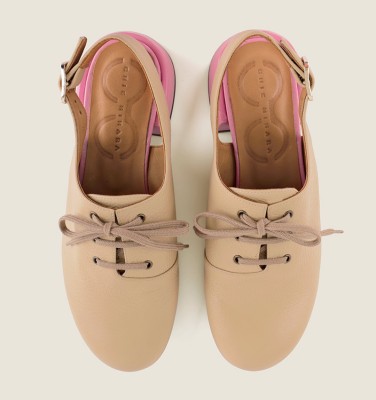 UKALI LIGHT BROWN CHiE MIHARA shoes