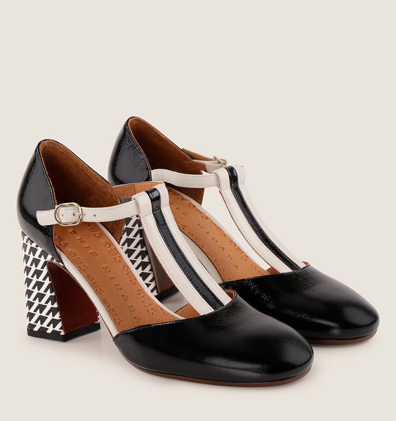 MISUR BLACK AND WHITE CHiE MIHARA chaussures