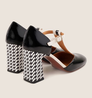 MISUR BLACK AND WHITE CHiE MIHARA chaussures