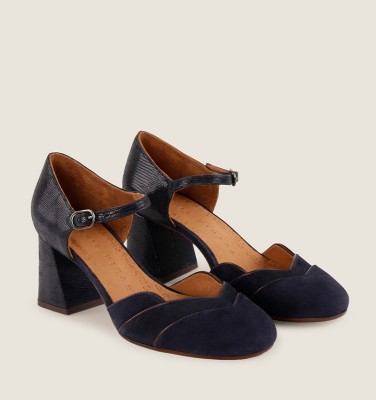 GRINI NAVY CHiE MIHARA shoes