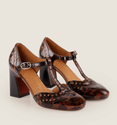 MANTE BROWN & BLACK CHiE MIHARA chaussures