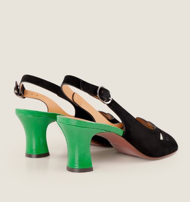 NEIO BLACK & GREEN CHiE MIHARA sandalias