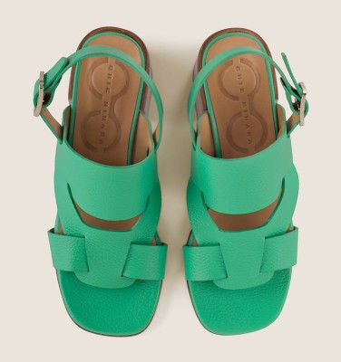 QUELULU GREEN CHiE MIHARA sandals