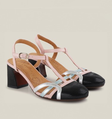 FENDY BLACK AND PINK CHiE MIHARA shoes